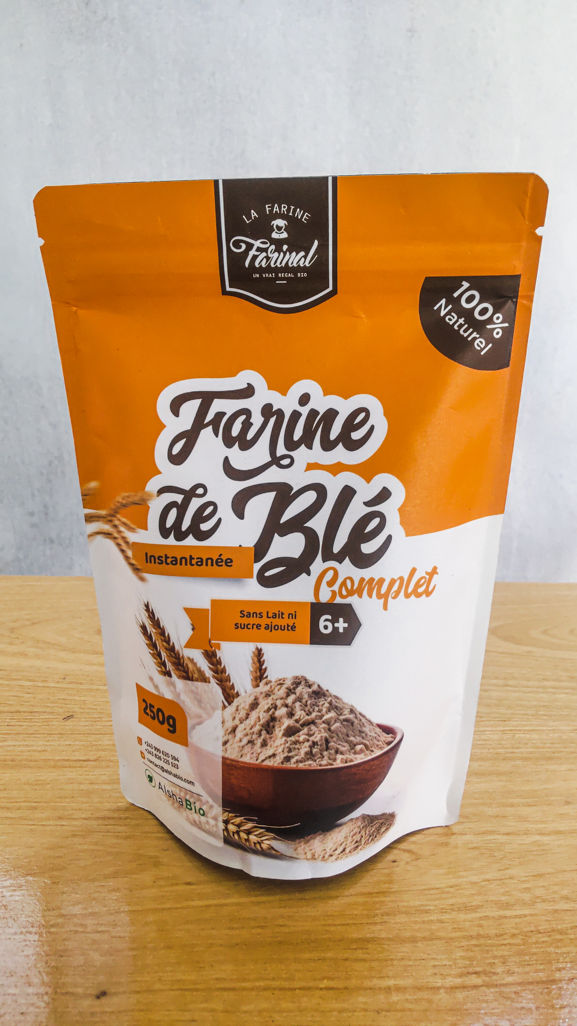 Farine de blé complet 600gm Instatanée