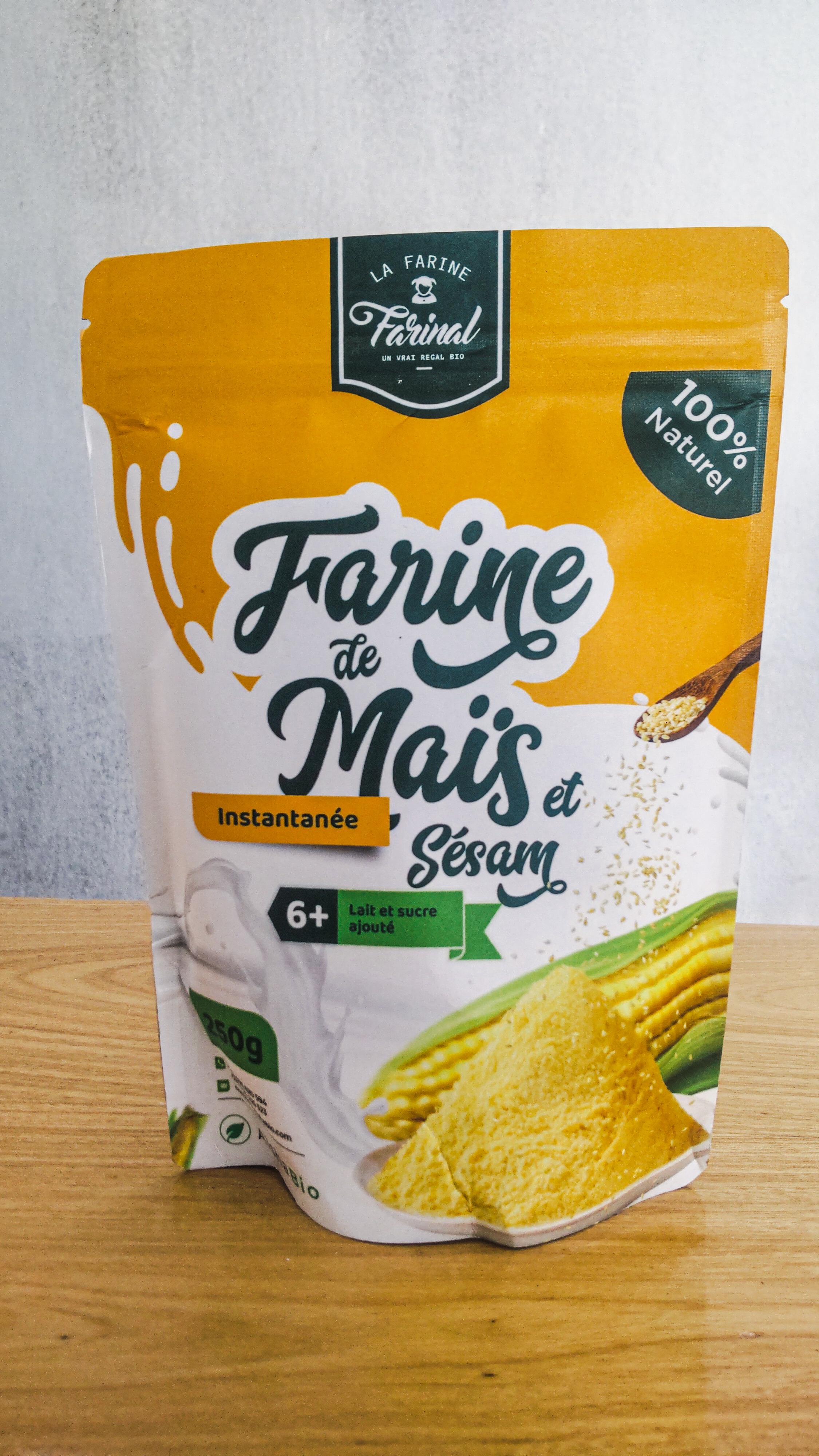 Farine de Maïs et Sesam Instantanée