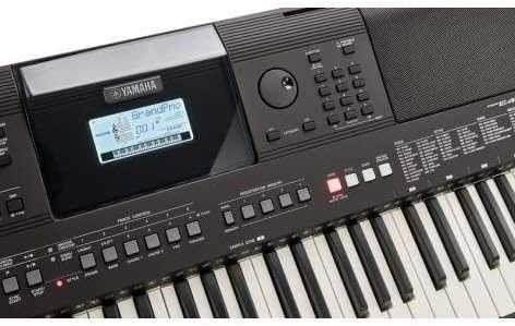 Synthétiseur Yamaha PSR E463 61 touches clavier portable avec adaptateur d’alimentation PA150